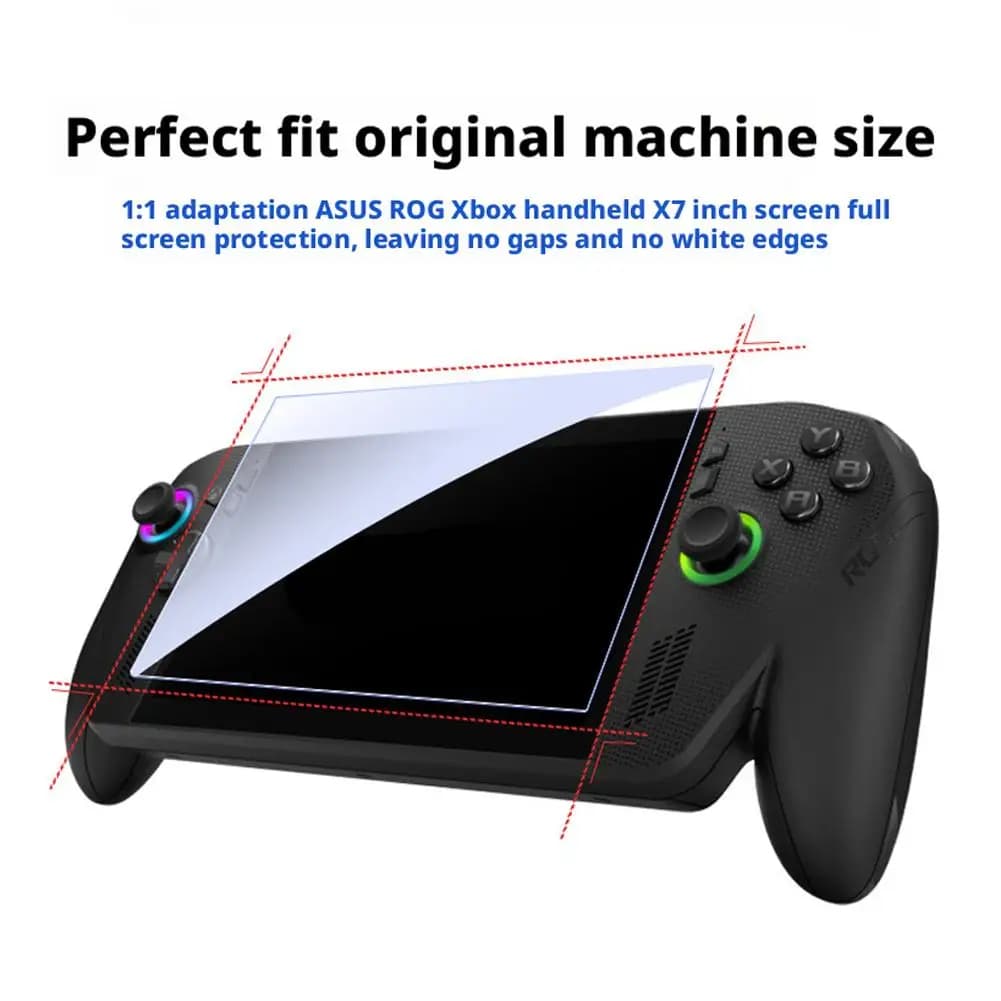 Proteggi schermo in vetro temperato 9H per console di gioco ASUS ROG Ally X 2025 Accessori da gioco con pellicola HD antigraffio