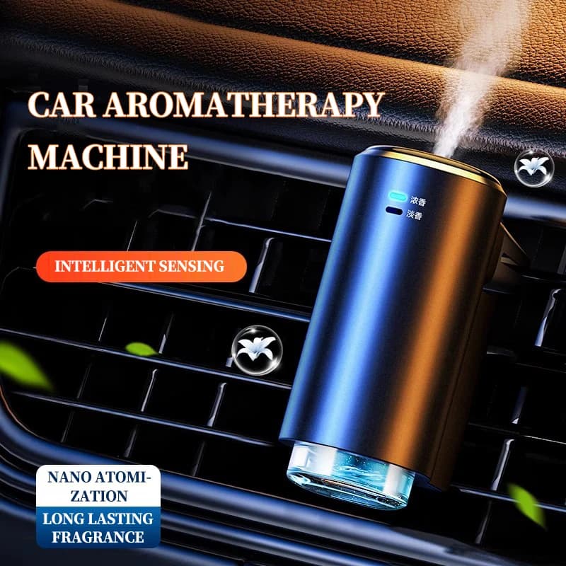 Macchina per fragranze intelligente montata su auto, presa d'aria per auto, profumo, fragranza per rimuovere l'odore in auto, fragranze per auto avanzate