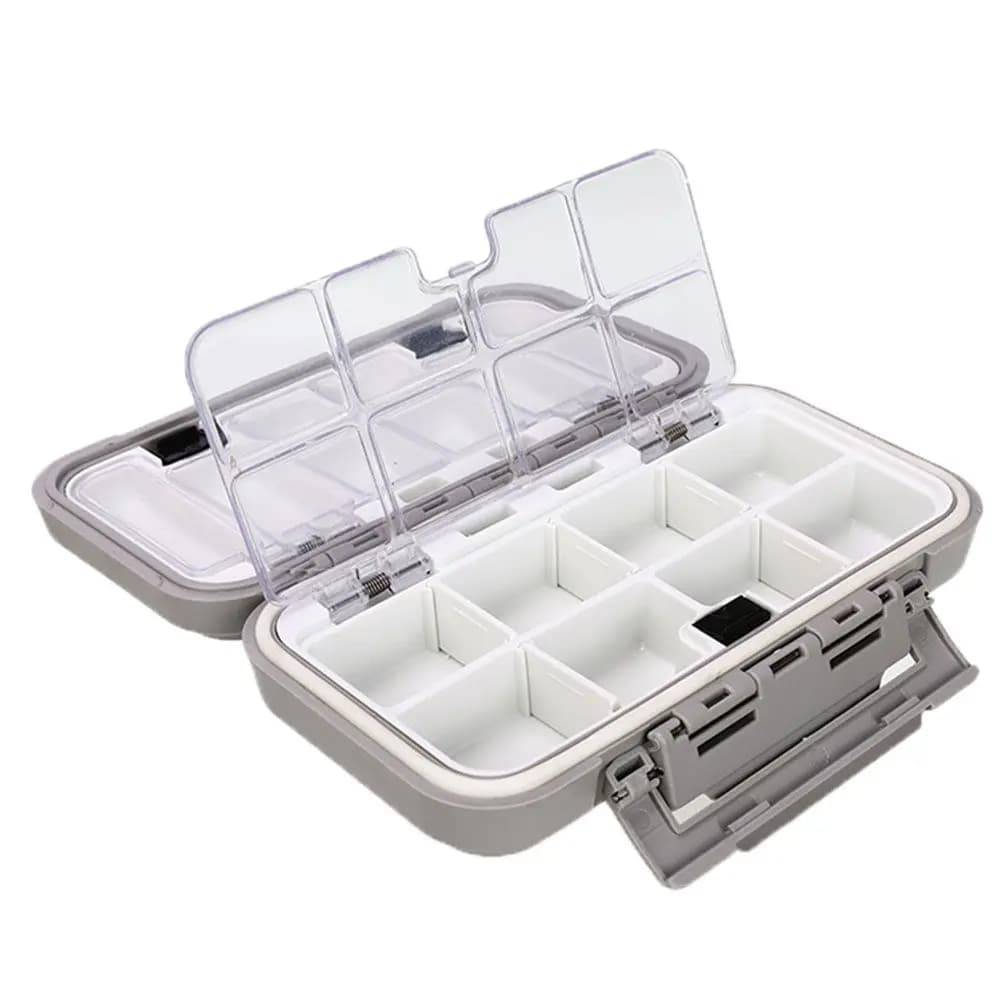 Multifunctional Fly Fishing Double Side Luya Waterproof Tackle Bait Container Fishing Box Fishhook Case Lure Case
