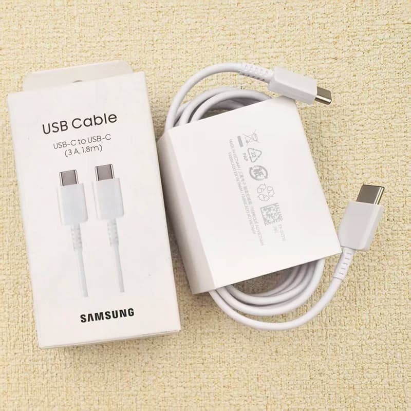 SAMSUNG PD 45W Cavo USB C 1/1.8M Per Galaxy S22 S24 S25 Ultra Nota 20 F52 M55 Fold7 25W Carica Super Veloce USB Tipo C Cavo Dati