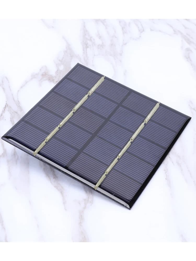 Caricatore del pannello solare da 3 W 5 V Celle fotovoltaiche Pannello di ricarica solare per luce solare per batteria da 3,7 V Batteria da 3-5 V/caricatore del telefono