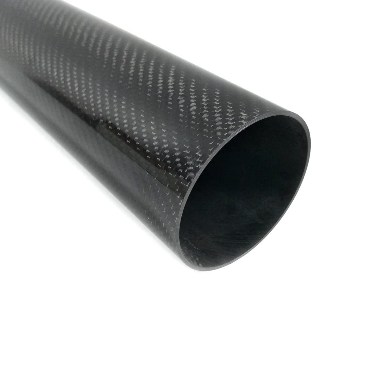 1 pz Lunghezza 500mm Tubo In Fibra di Carbonio Lucido Diametro 76x80mm Per RC Aereo Drone Elicottero
