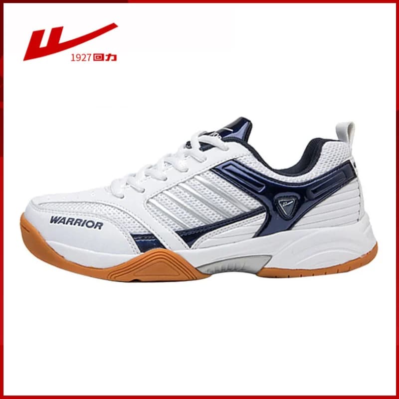 WARRIOR Professional Men's Ping Pong Shoes Lightweight and flexible Non-slip Badminton Volleyball Sneakers