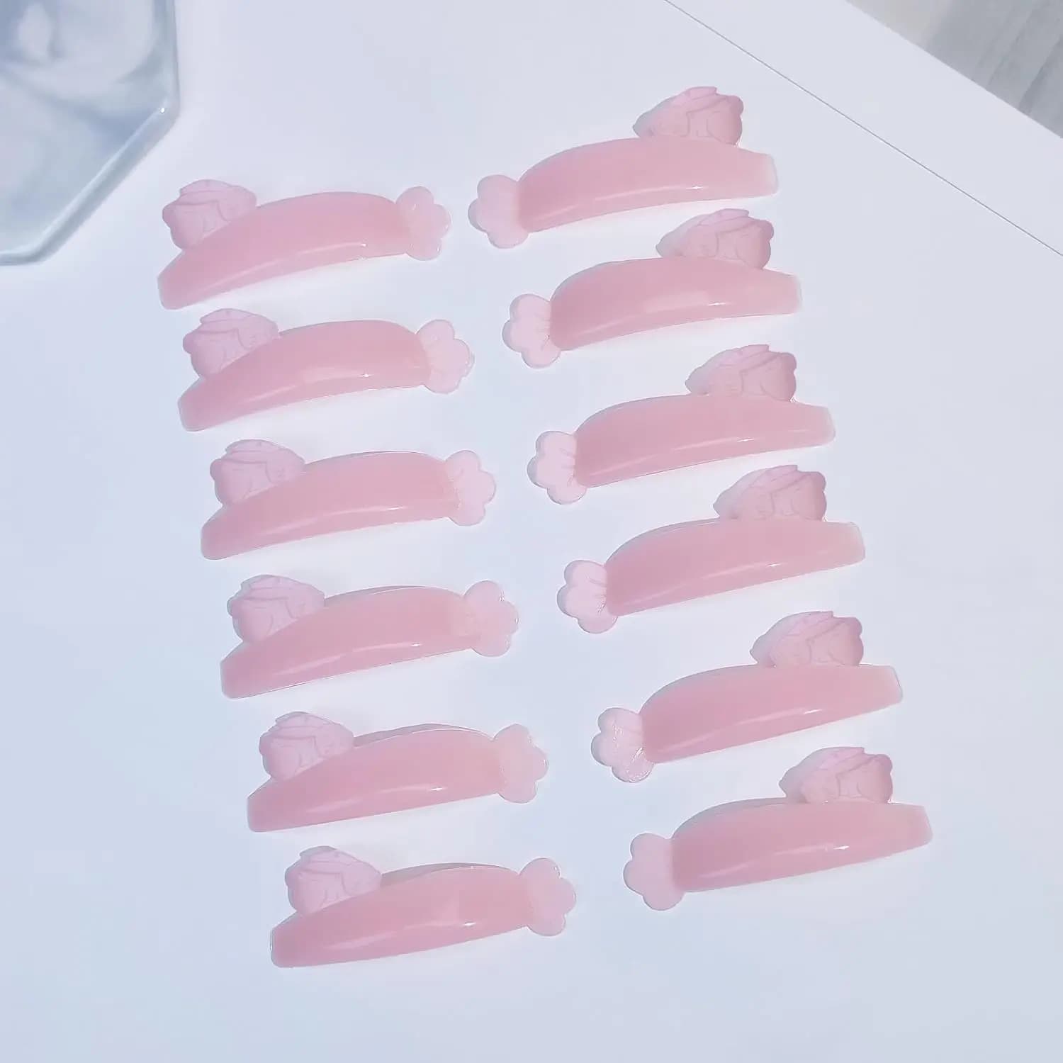 Libeauty 6 Paia di Scudi in Silicone per Permanente Ciglia Curvatura L, Pad Adesivi per Lifting Ciglia, Accessori per Lifting Ciglia 3D, Strumento per Trucco