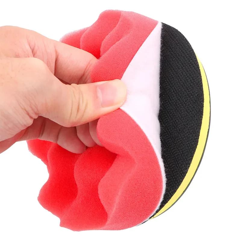 Set da 12 Pezzi di Tamponi per Lucidatura Auto, Spugne per la Cura della Vernice, Tamponi per Ceratura, Kit di Lucidatura, Accessori per Lucidatrice a Trapano