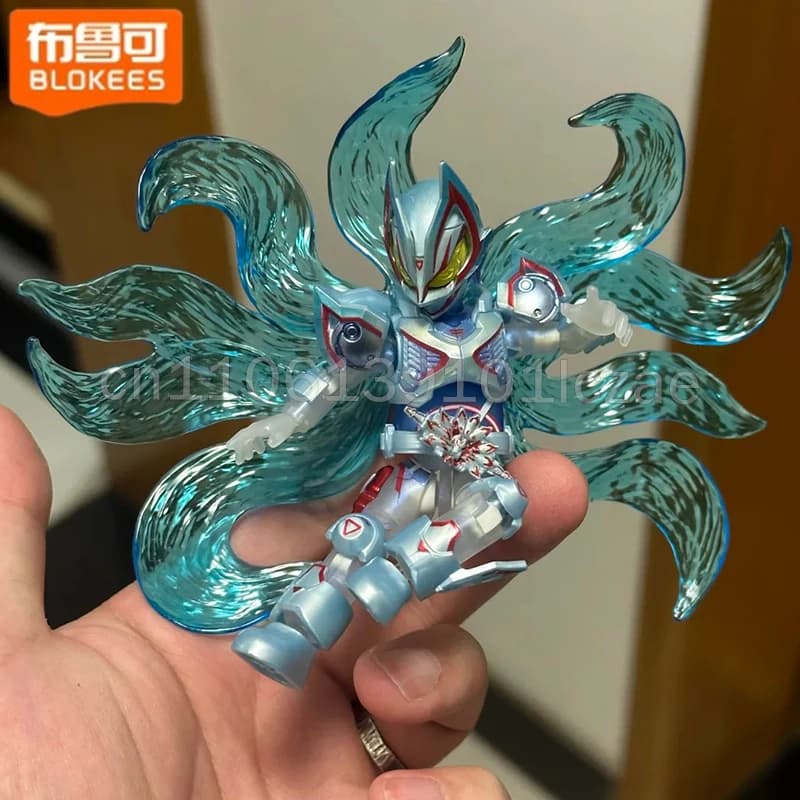BLOKEES Block Figure Kamen Rider Blind Box Stars Edition Serie 6 Versione Galaxy Creation Myth Geats Kuuga Mystery Box Giocattoli Regalo