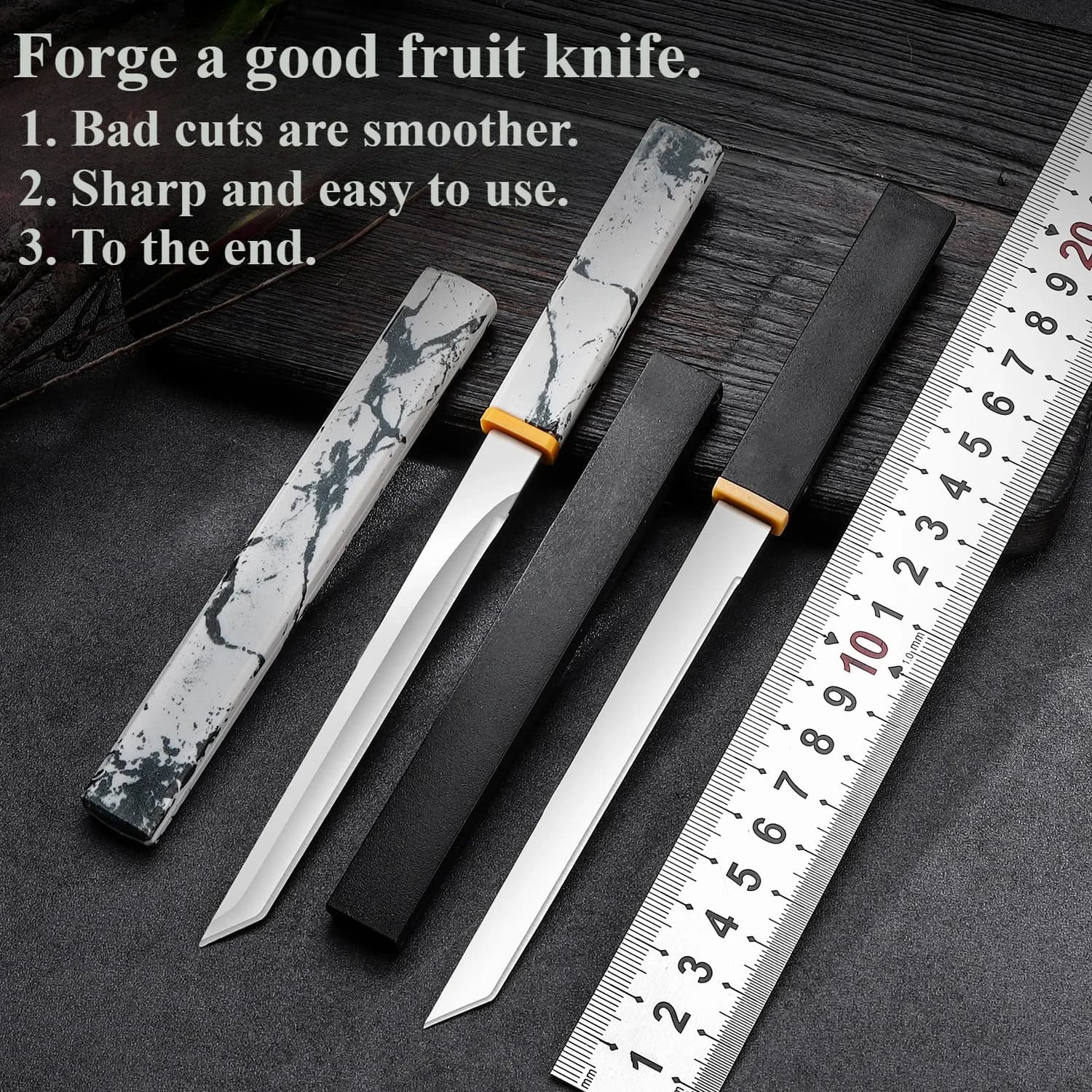 Coltello da frutta per uso domestico Coltello da cucina multi-stile portatile ad alta durezza Coltello per sbucciare la carne da chef Coltello per disossare forgiato a mano
