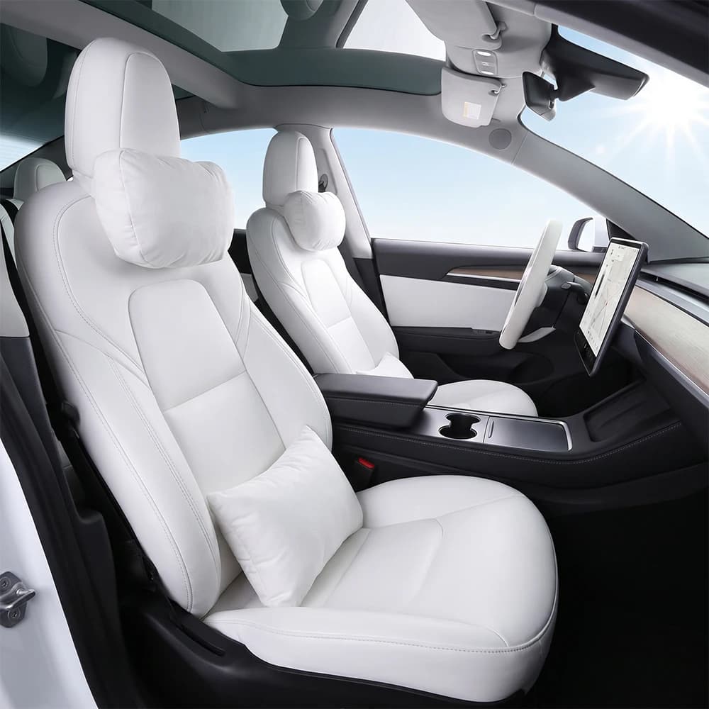 For Tesla Model 3 Highland Model Y Juniper Model YL 6-Seat Neck Pillow Lumbar Cushion Relieve Fatigue Car Interior Accessories