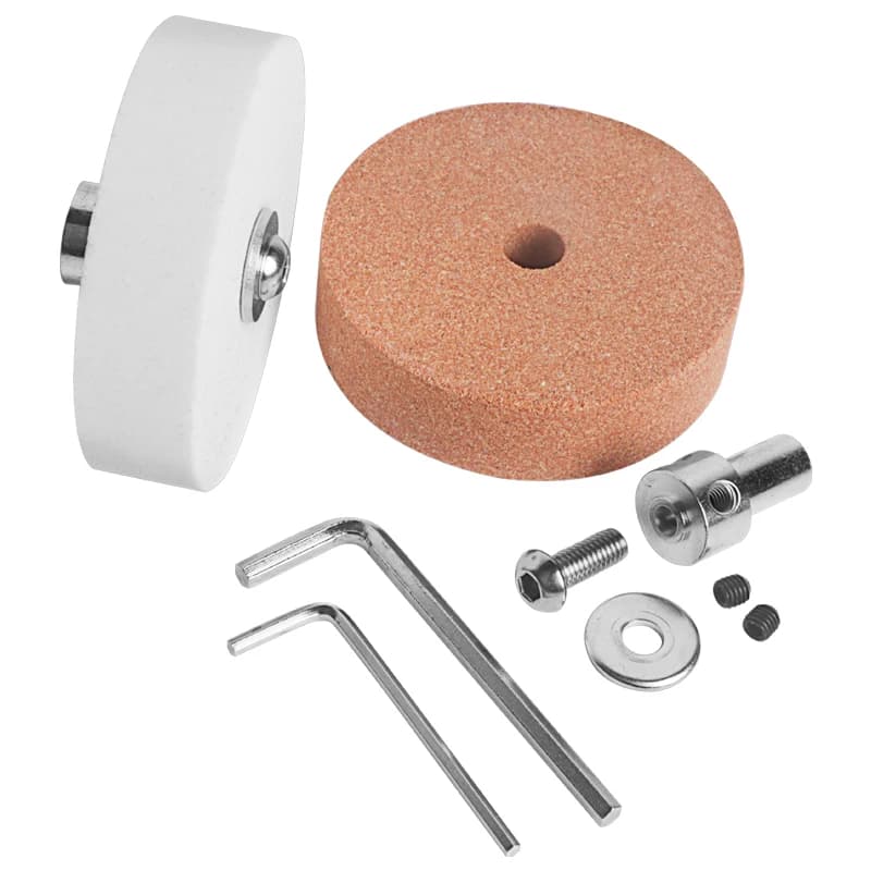2 pz/set accessori per smerigliatrice elettrica accessori per utensili rotanti per levigatrice tornio smerigliatrice levigatrice a nastro elettrica lucidatrice