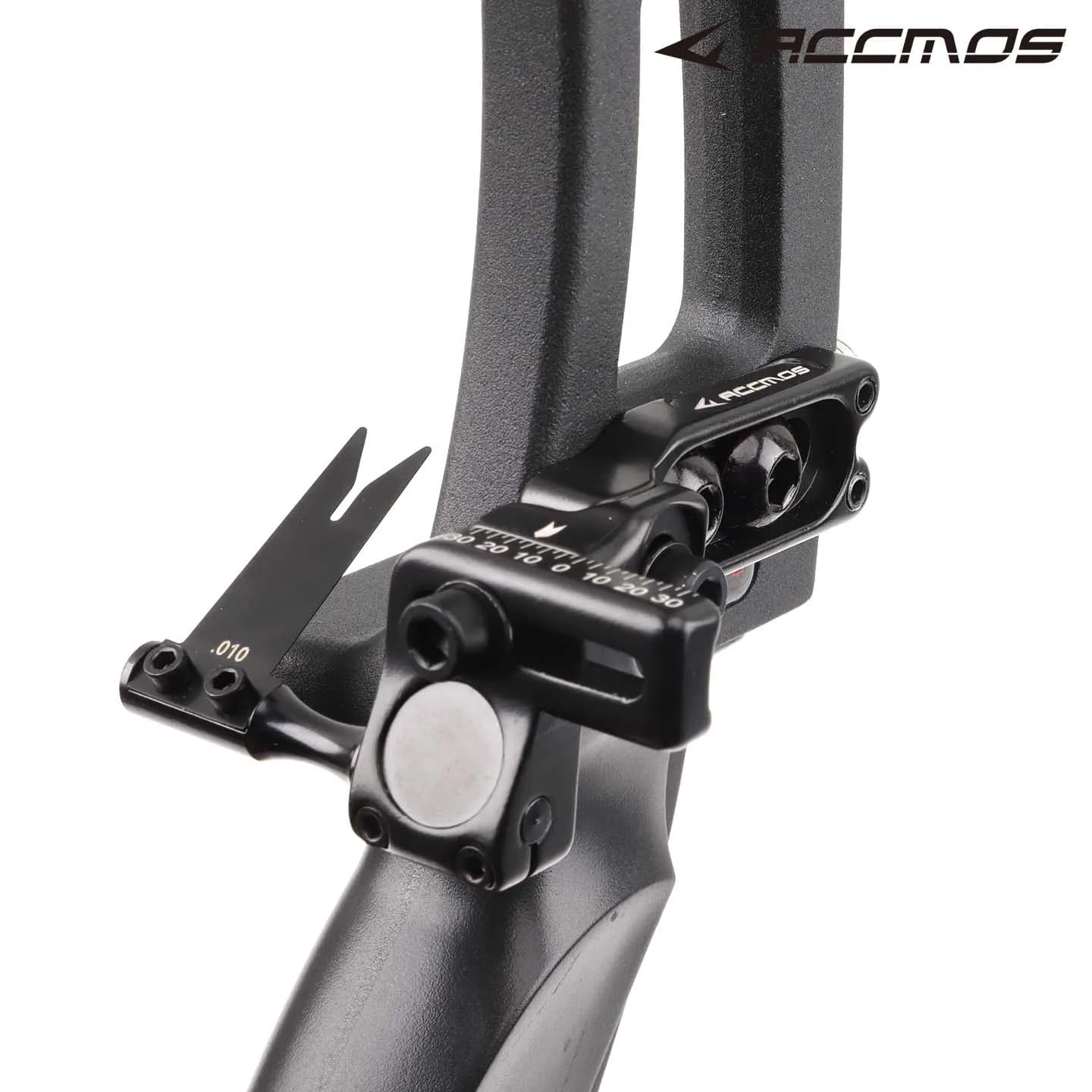 ACCMOS D5 Adjustable Drop Away Arrow Rest for Right Hand Archery Compound Bow with Replaceable Steel Blade Hunting Shooting