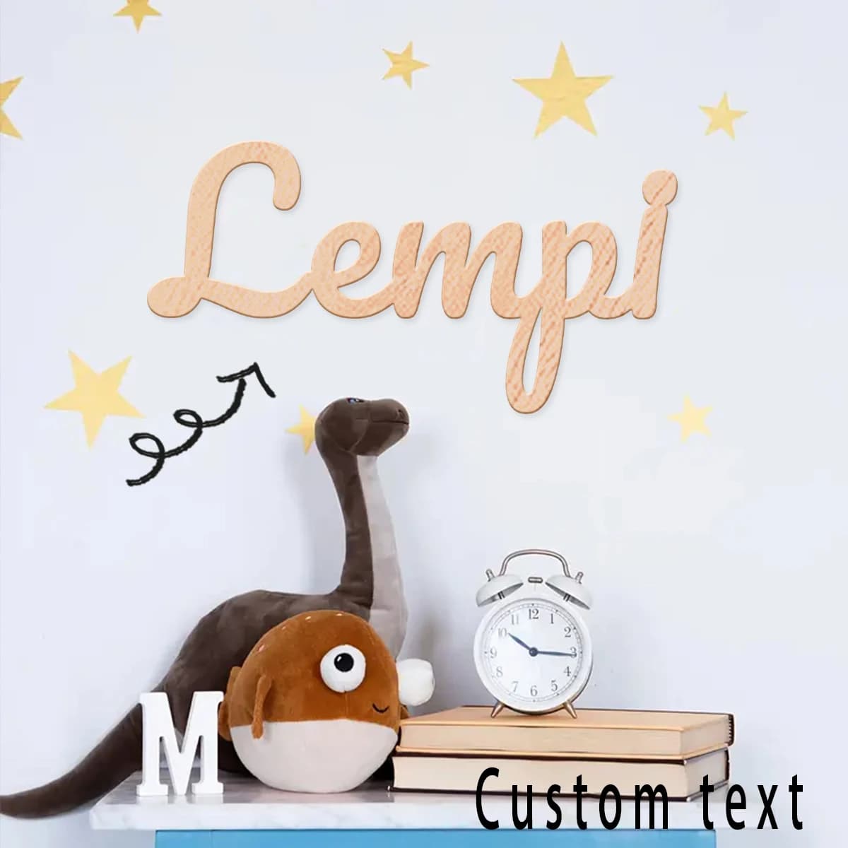 1 targa con nome personalizzata in legno, perfetta per la cameretta dei bambini, matrimoni e decorazioni per la casa, regalo di San Valentino per amici e familiari