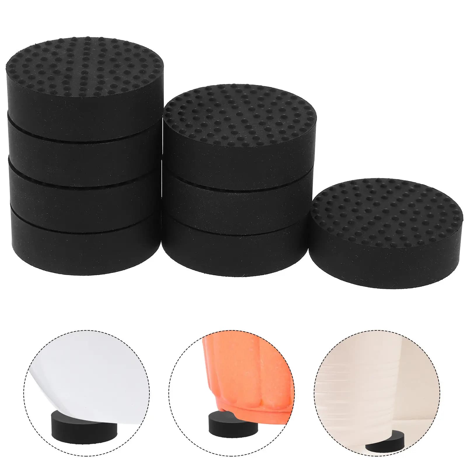 8Pcs Flowerpot Rubber Bottom Pads Breathable Drainage Mats Anti-Slip Plant Pot Feet Bonsai Garden Rubber Plant Pot Feet