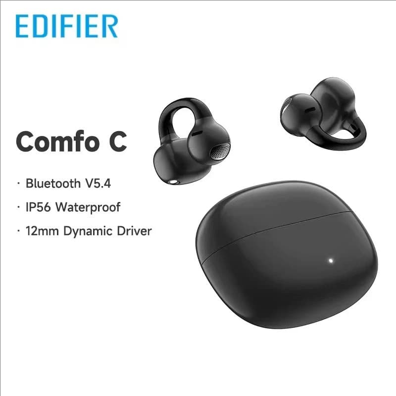 Wireless headset Comfo Q Headphones with ear clip Sports earphones with clip Open headset Bluetooth Clear call 32 hours IP54 Waterproof
