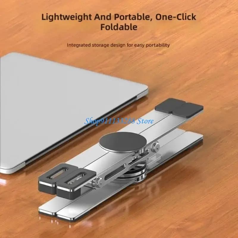 Supporto ergonomico per laptop G88D con base in silicone antiscivolo portatile in alluminio