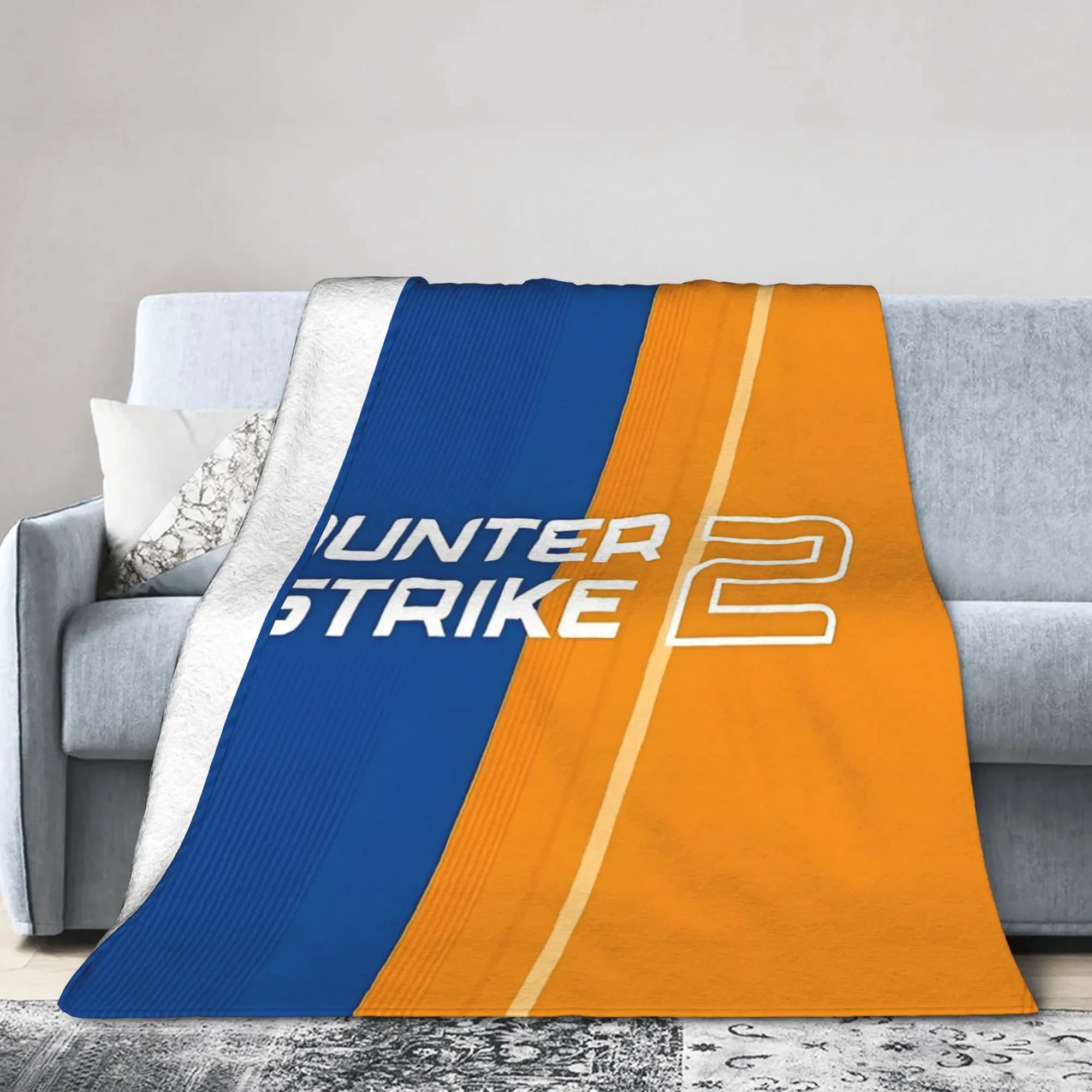 Counter Strike CS Go Coperta Gioco di tiro Arte Flanella Fantastiche coperte traspiranti per l'ufficio invernale domestico