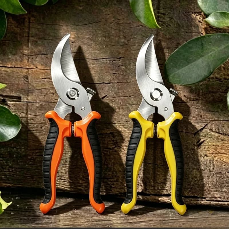 Stainless Steel Garden Scissors for Fruit Tree Pruners Flower Trimming Scissors Household Garden Pruning Shears Gardening Tools