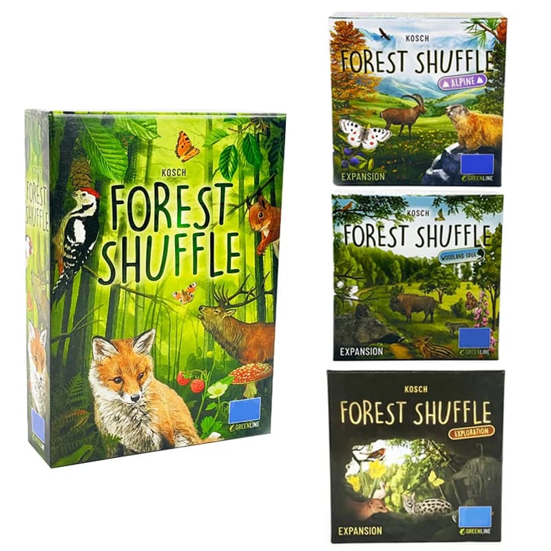 Gioco da Tavolo Forest Shuffle - Gioco di Strategia Intelligente e Divertente per Famiglie, Bambini e Adulti - Gioco di Espansione Exploration ALPINE