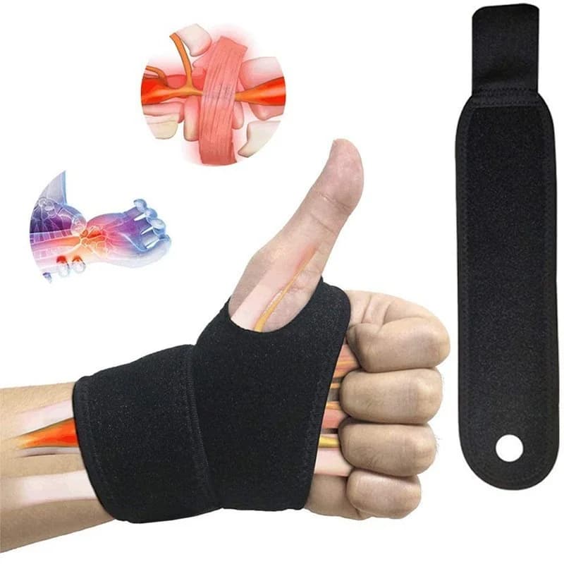 Supporto per Polso Regolabile, Ideale per Uomini e Donne, Fascia di Sostegno per Tunnello Carpale, Adatto per Destro e Sinistro, per Tendinite