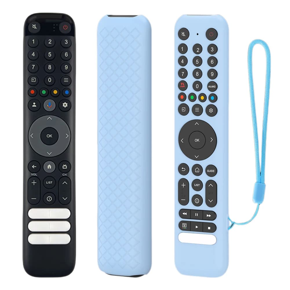 Custodia per telecomando in silicone per TCL RC716/RC833 GUB1 Custodia per telecomando TV Custodia protettiva per telecomando antiurto Custodia in silicone antigoccia
