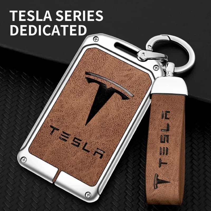 Custodia protettiva per custodia protettiva per chiave Smart NFC per auto in lega di zinco per accessori auto Tesla Model 3 SX Model Y