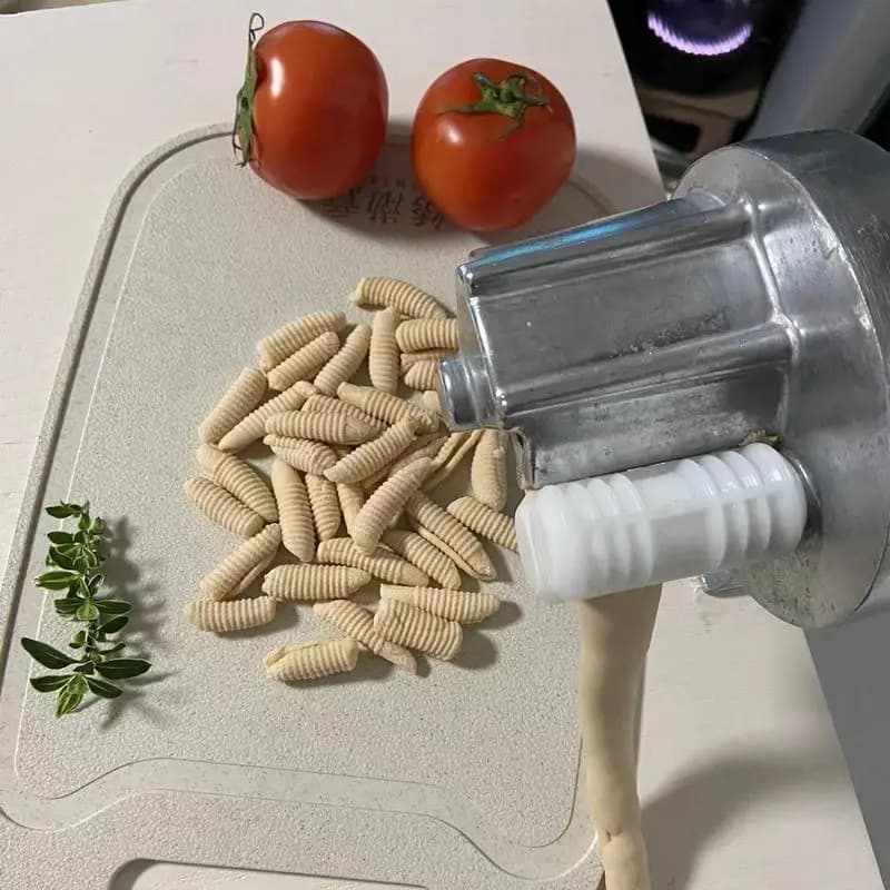 Macchina per maccheroni con manovella Macchina per pasta manuale in lega di alluminio Pressa per tagliatelle con design ergonomico a manovella