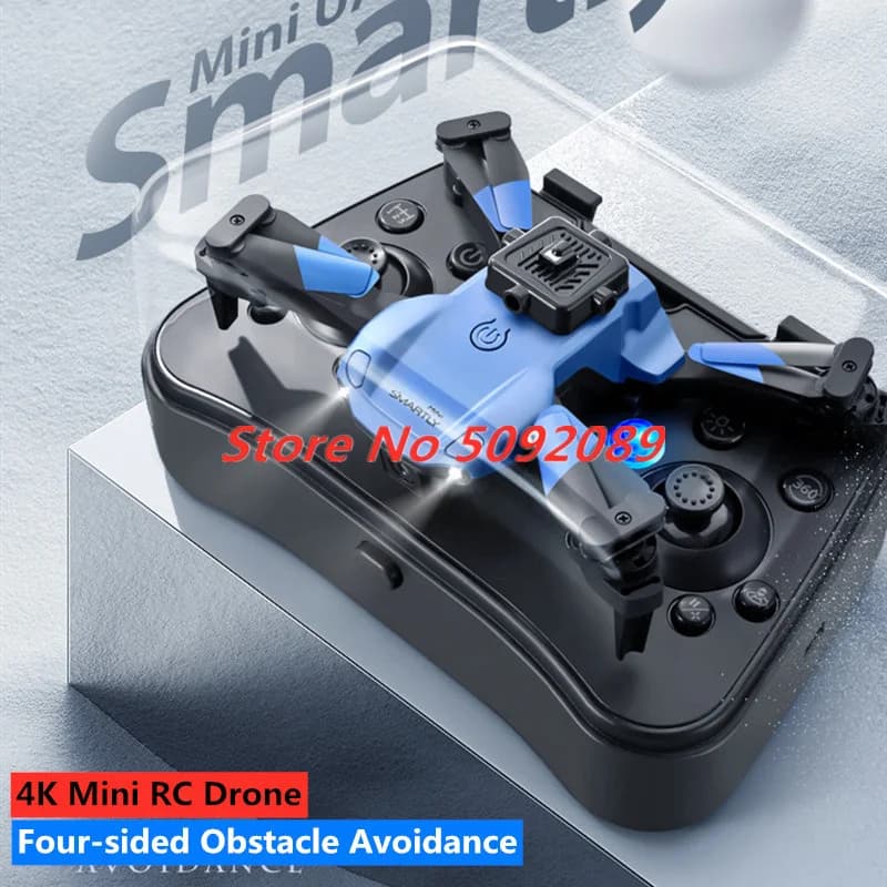 4K Mini Drone per evitare ostacoli su quattro lati WIFI FPV Altezza Hold RC Quadcopter Drone tascabile Evitamento ostacoli Toy Boy Kid Gift