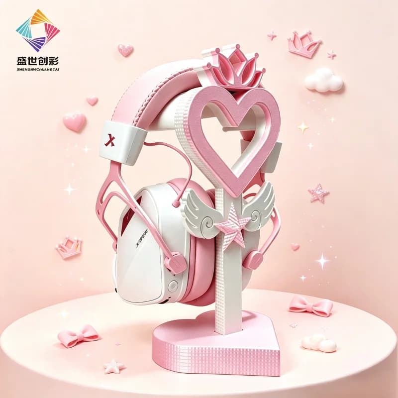 Universal Head Mounted Headphone Stand Desktop Storage Rack Display Stand Anime Earphone Decoration Accessories Gift