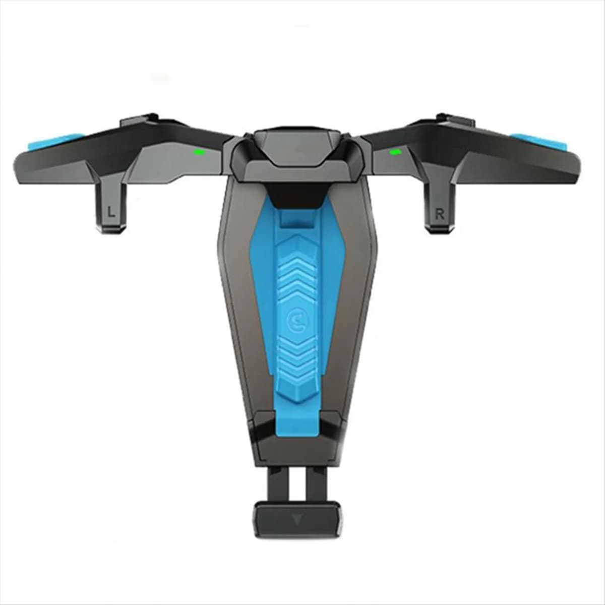 ABFI Utile console di gioco Tempo di standby lungo Controller di gioco nero Touch capacitivo Burst Gameplay Gamepad