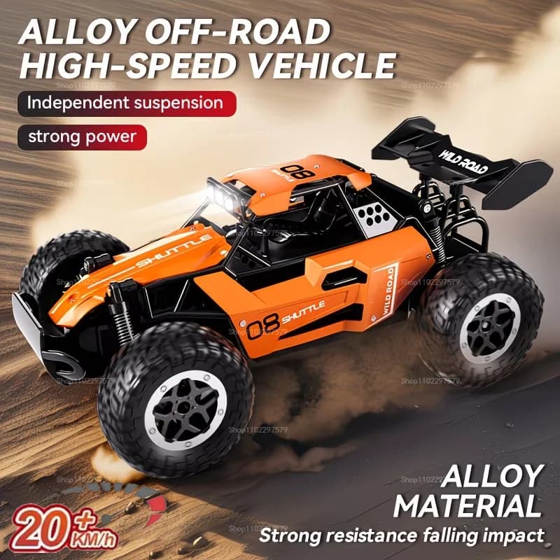 Nuova Auto Telecomandata 2026, Modellino RC 1:16, Camion Fuoristrada con Luci LED, 2WD, 2.4GHz, Alta Velocità 20Km/h, Regalo per Bambini