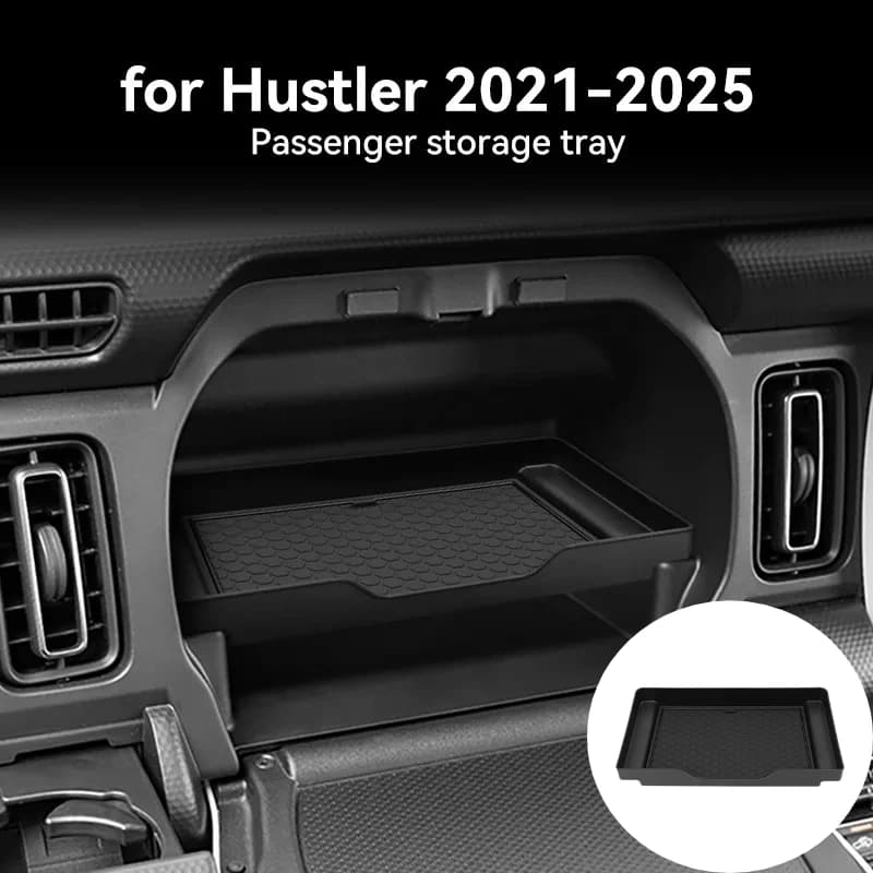For Suzuki HUSTLER 2021-2025 Car Copilot Dashboard Storage Box Tray Only Fit for Flip Version ABS Organizer Accessories