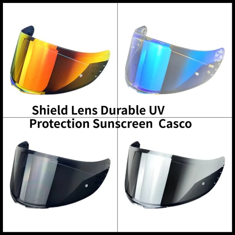 for Visor MT Revenge1/2 Blade1/2 Targo Targo pro Rapide V14 Helmet Face Shield Lens Durable UV Protection Sunscreen Casco
