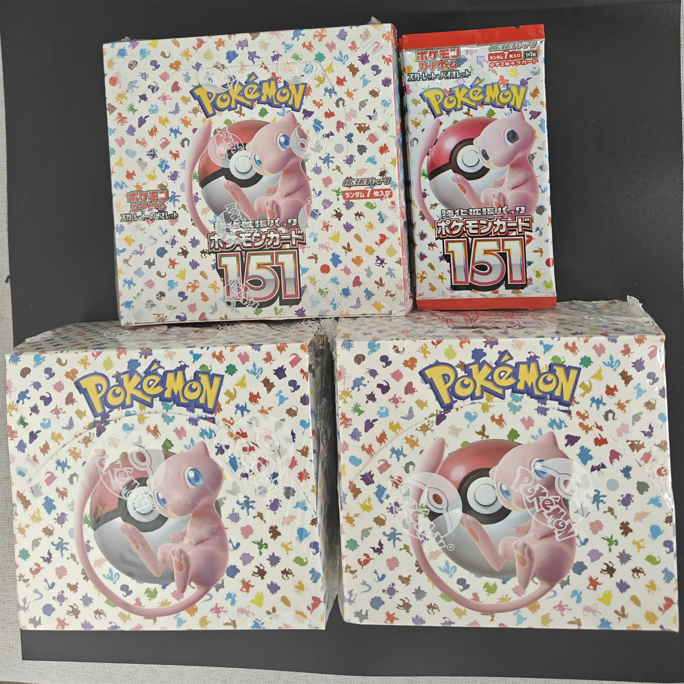 FAI DA TE PTCG Pokemon Carta 151 SV2a Booster Box Giapponese Inglese Francese Spagnolo Scarlet & Violet Anime Collezione di Carta Giocattolo Regalo