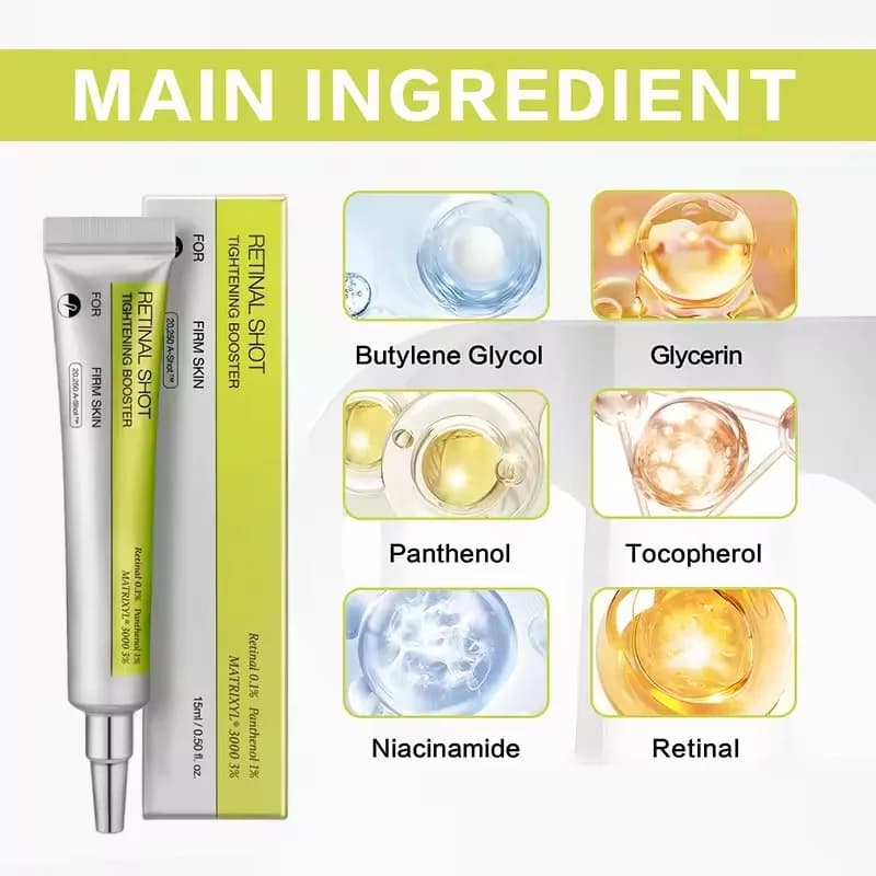 New Original Celimax Retinol Shot, Hydrating Booster Cream and Eye Satin, Serum Faced with Vitamin A to Rassodare and Lift Skin