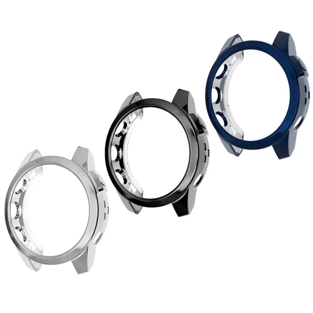3 piece galvanized TPU watch protection, professional, scratch-resistant, shock-resistant, for smartwatch, full edge protection