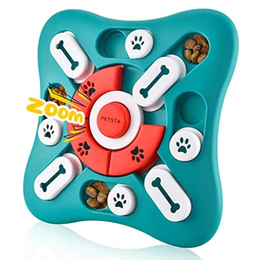 Giochi Puzzle per Cani, Giocattoli Interattivi per l'Enrichimento e l'Allenamento del QI, Stimolanti Mentalmente per l'Addestramento e la Stimolazione Cerebrale