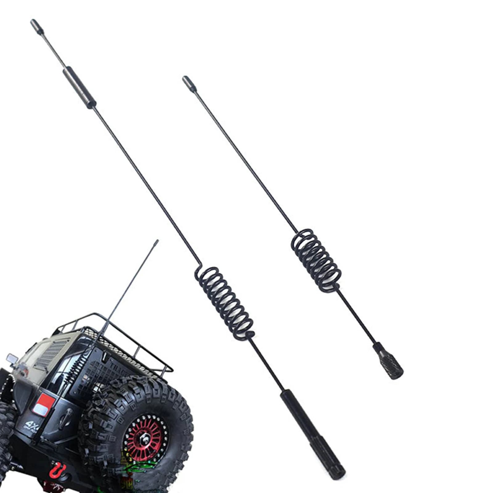 RC Auto Antenna Decorativa In Metallo Per RC 1:10 RC Crawler Auto Traxxass-4 Defender RC Crawler Auto Giocattoli di Controllo Remoto parti