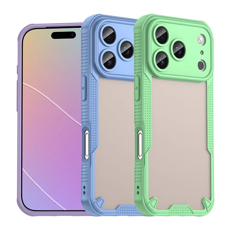 Matte Phone Case For iPhone 18 Pro Shockproof Matte Armor Translucent Case iPhone 18 Pro Max Back Cover For iPhone 18 Pro Case