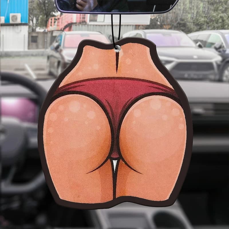 Bikini sexy Divertente profumo per auto Aromaterapia Compresse profumate Deodorante per ambienti Specchietto retrovisore Ciondolo Ciondolo Cartoon Animazione Aria