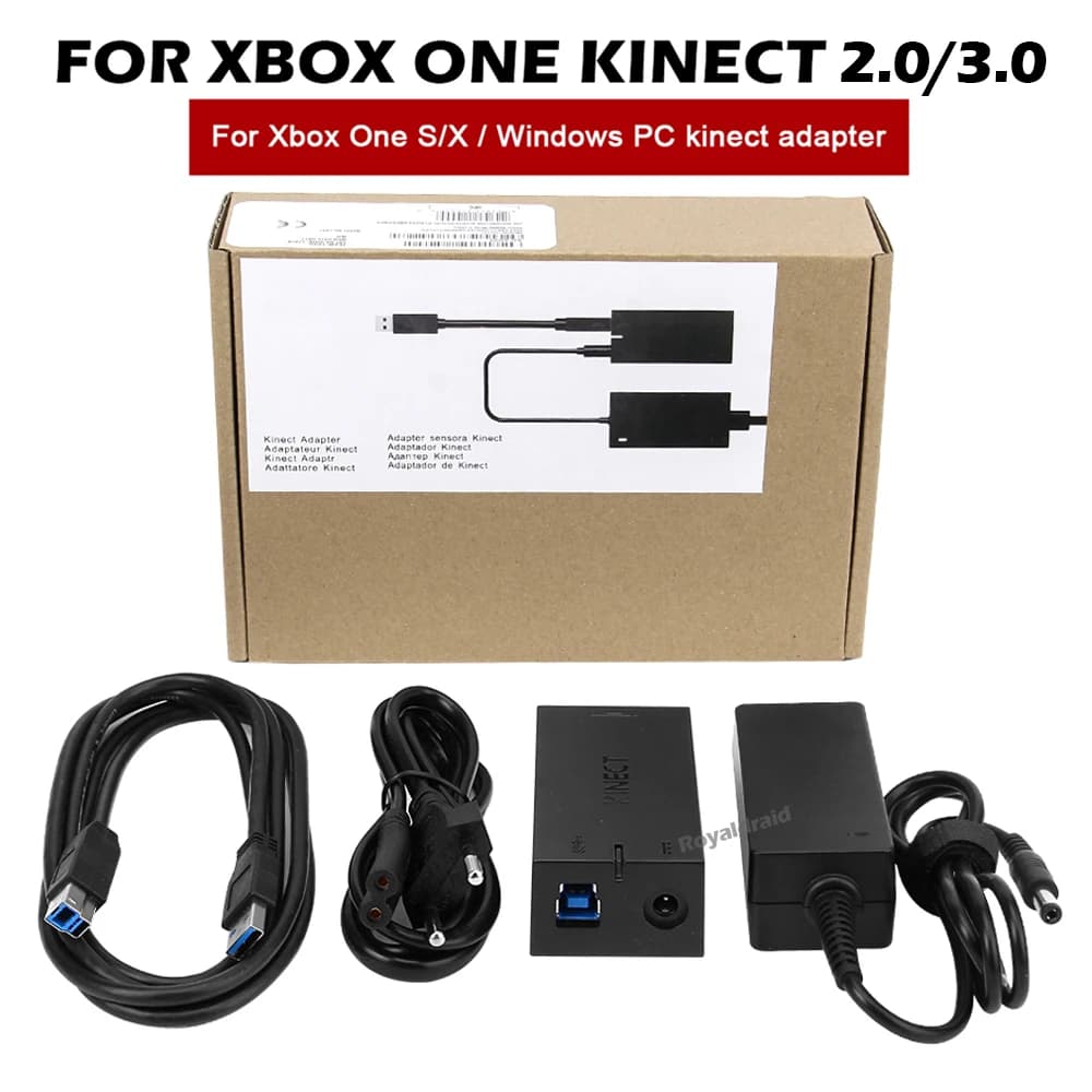 NEW EU Plug Kinect AC Adapter 2.0 3.0 Per XBOX ONE/S Kinect Adapter USB AC Power Adapter for XBOX ONE X Dropshipping