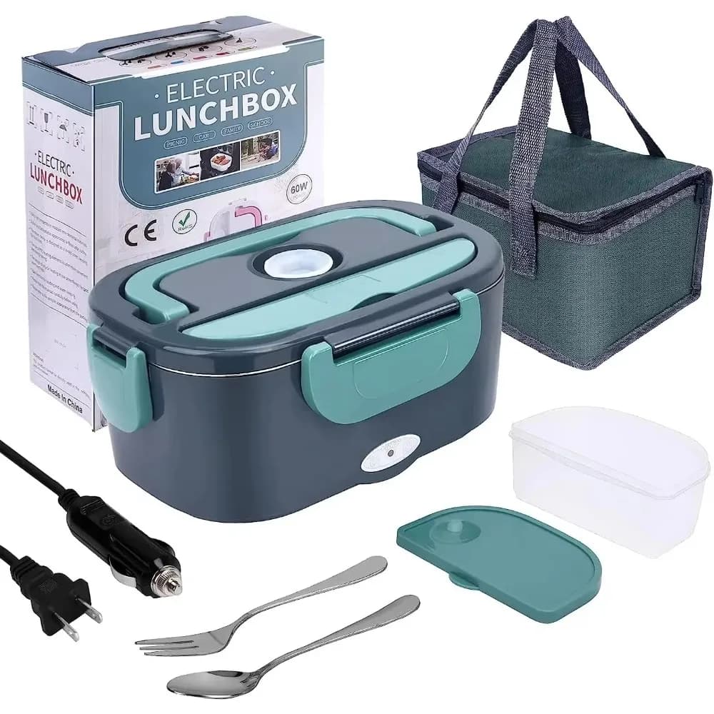 Scaldavivande Elettrico Portatile da 1.5L 60W, Contenitore Termico Anti-perdita per Auto e Casa – Ideale per Lavoro e Viaggi