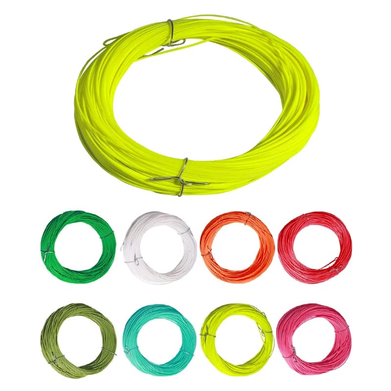 100ft ,1F-8F peso Forwad galleggiante Fly Fishing Line Fluo Front Welded Loop FLy line, merci da pesca, pesca, accessori per la pesca
