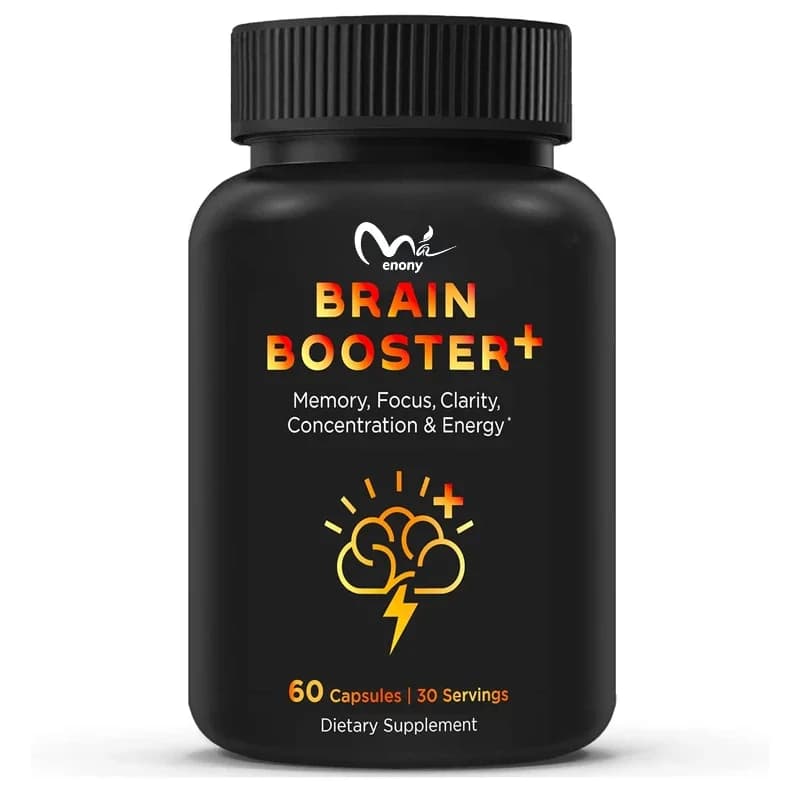 Vitamin supplement capsules containing a mixture of ginkgo and lion hamster mushrooms to improve the same concentration and clarity