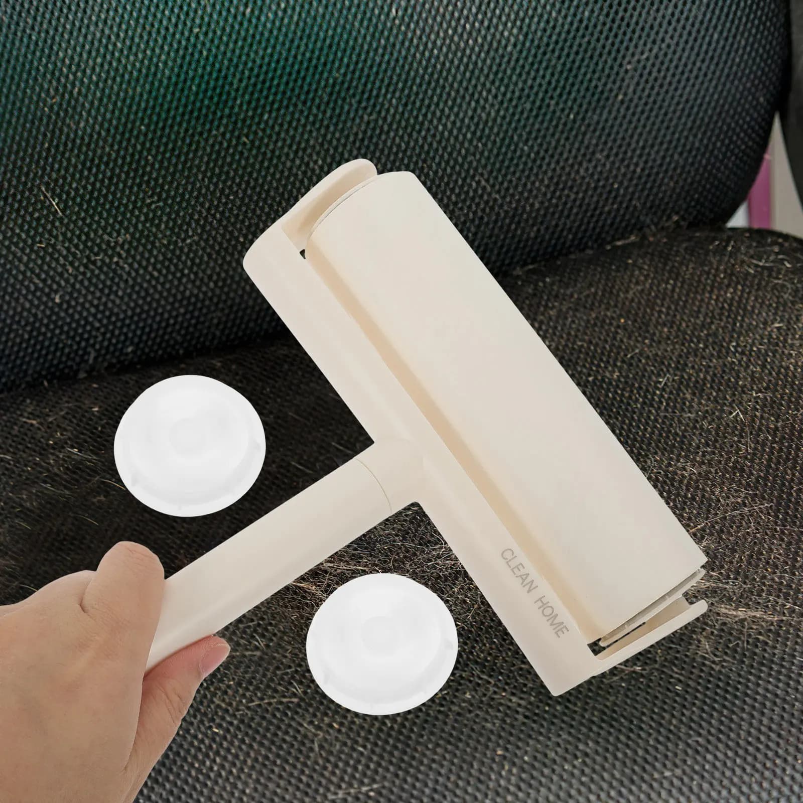 10Pcs Sticky Roller Plug Replacement Covers for Lint Remover Reusable Pet Hair Roller Universal Fit Clothes Travel Portable Mini