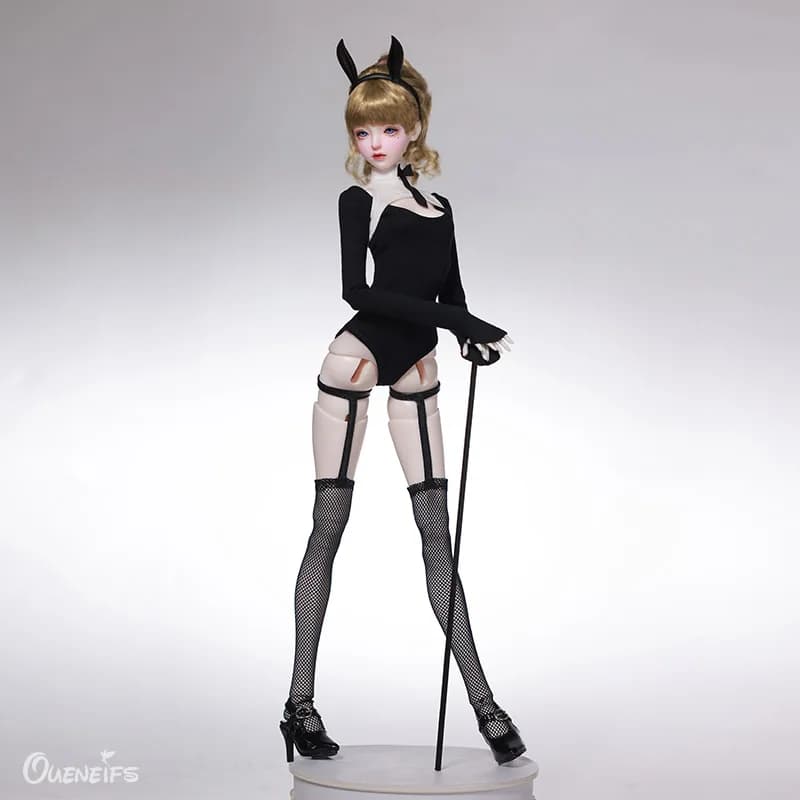 1/4 BJD Doll Luna Flower Cake Body 3 paia di piedi Bunny Girl Toys Pure Handicraft Art Ball snodato Doll