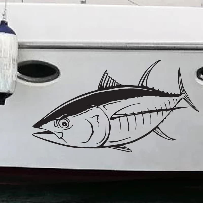 Adesivo Go Fishing, Decalcomania Cacciatore di Tonni, Vinile per Secchio, Negozio di Attrezzatura da Pesca, Amo da Pesca, Acquario, Barca, Scatola, Auto, Fishing1004