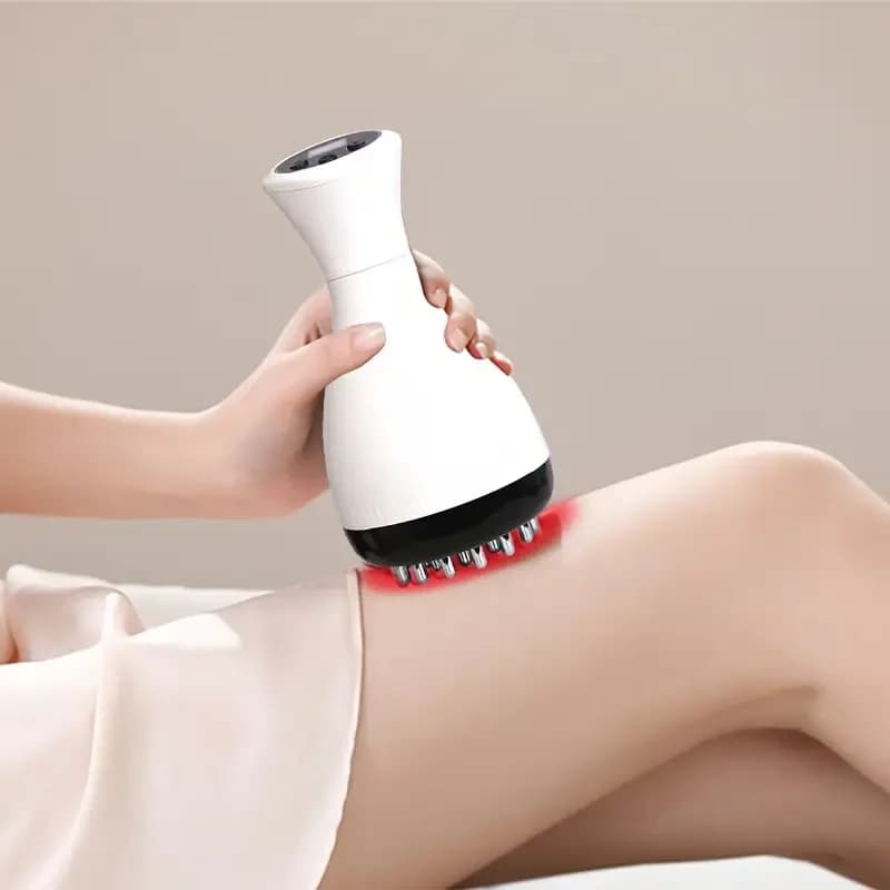 Spazzola Elettrica Portatile USB per Meridiani, Massaggiatore e Raschietto Riscaldante con Controllo Intelligente della Temperatura, Adatto per Gambe/Spalle/Collo/Addome
