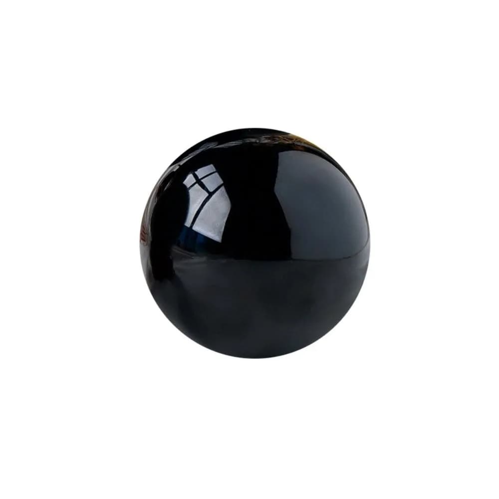 Sfera di Ossidiana Nera Rotonda per Arredamento Casa 20/30/40/50mm, Sfera di Cristallo Squisita Grande per Feng Shui, Camera da Letto