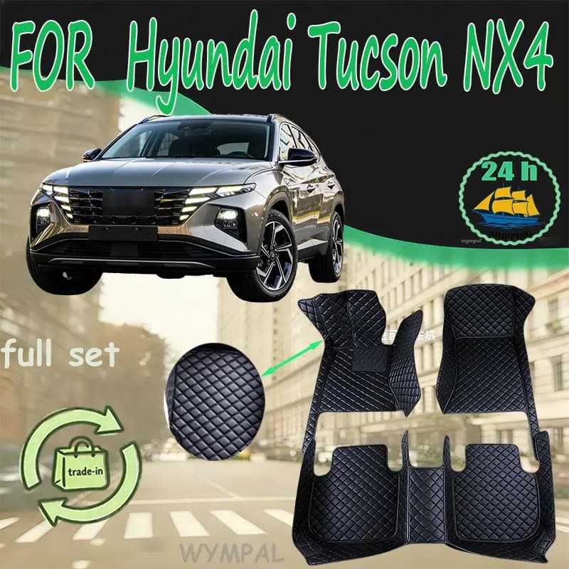 Car mats for Hyundai Tucson NX4 2024 2023 2022 2021 interior accessories Auto mats for feet products automobile covers parts