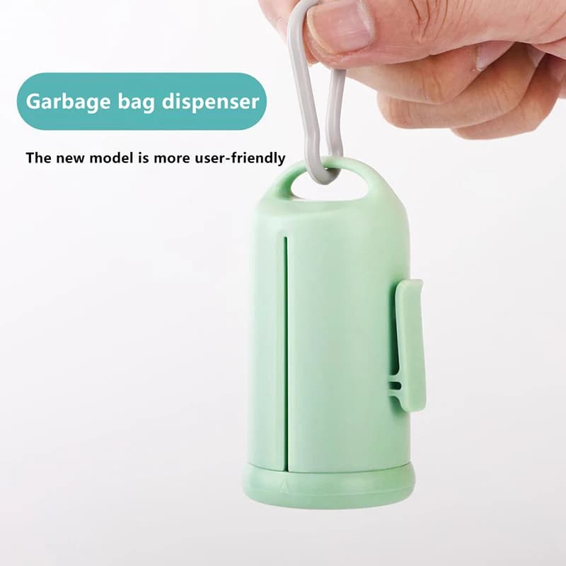 【U】2 Pezzi Dispenser Portatile per Sacchetti per Escrementi di Cane, Elegante e Semplice Contenitore per Sacchetti per Rifiuti di Animali Domestici, Accessori per la Pulizia