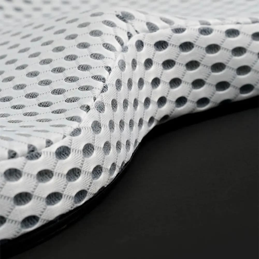 Cuscino Ergonomico in Schiuma a Lento Ritorno, Antiscivolo e Traspirante, per Sedile Auto e Sedia da Ufficio, Imbottito e Traforato